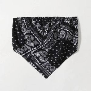 Paisley Print Crop Bandana Top